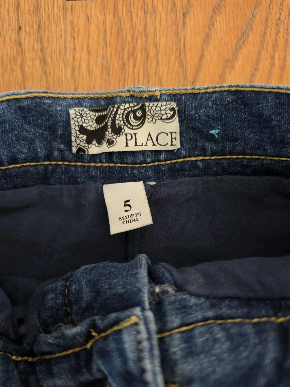 The Children's Place Blue Denim Girls' Skort Size 5